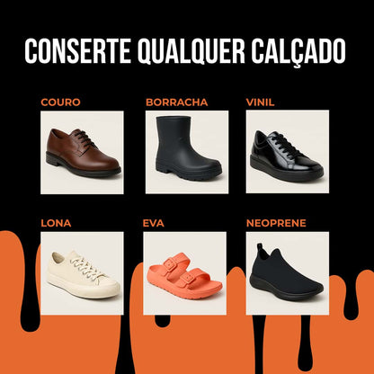 Kit 3 Cores - Reparador de Tenis #skatenaopara